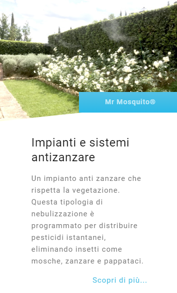 impianti antizanzare